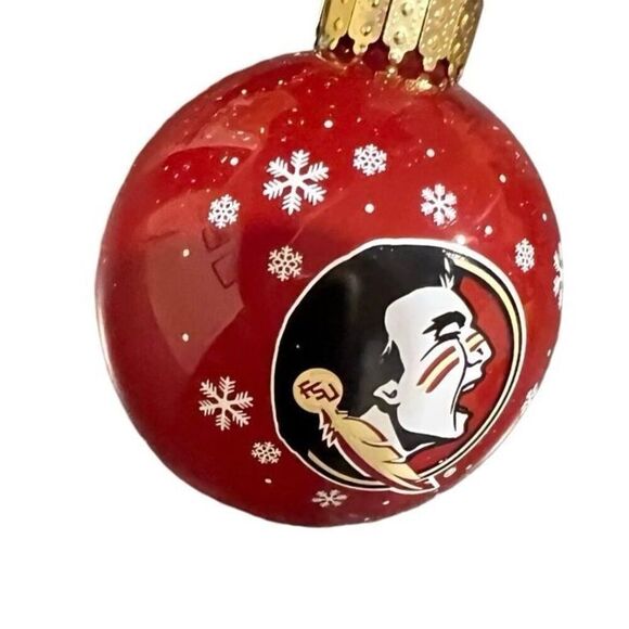 Florida State University FSU Snowflake Christmas Ornament - Picture 3 of 8